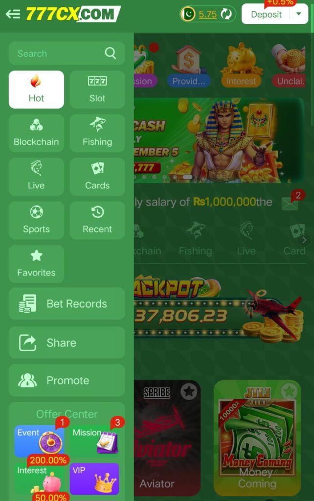 777cx game