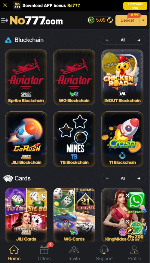 NO777 Game Download apk