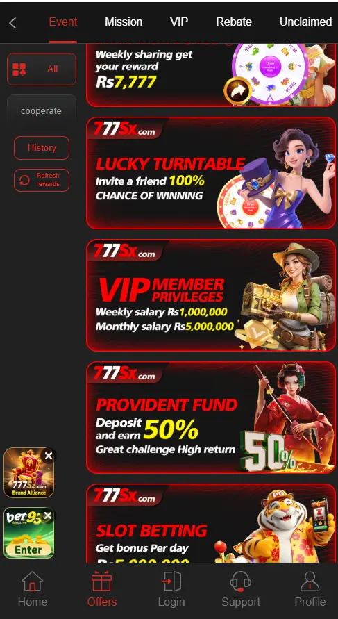 777sx login download(online earning app)