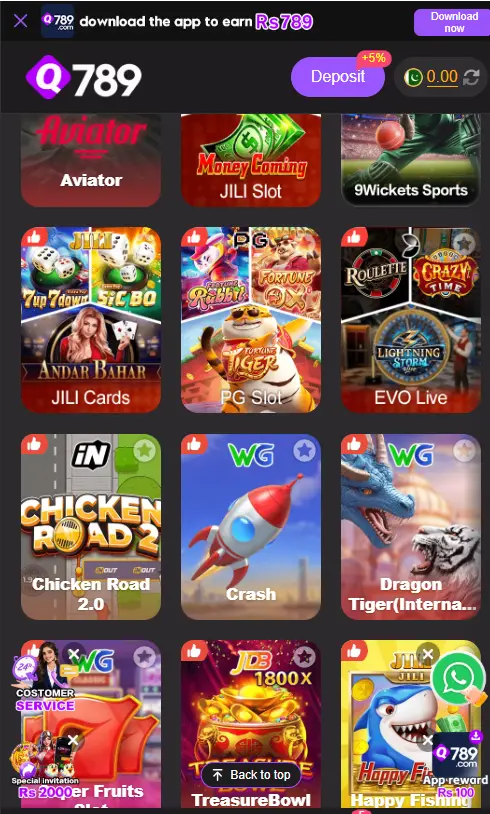 Q789 Latest earning app